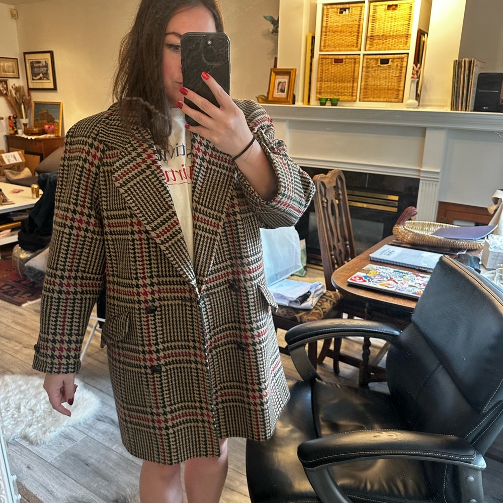 Vintage Aquascutum Houndstooth Jacket